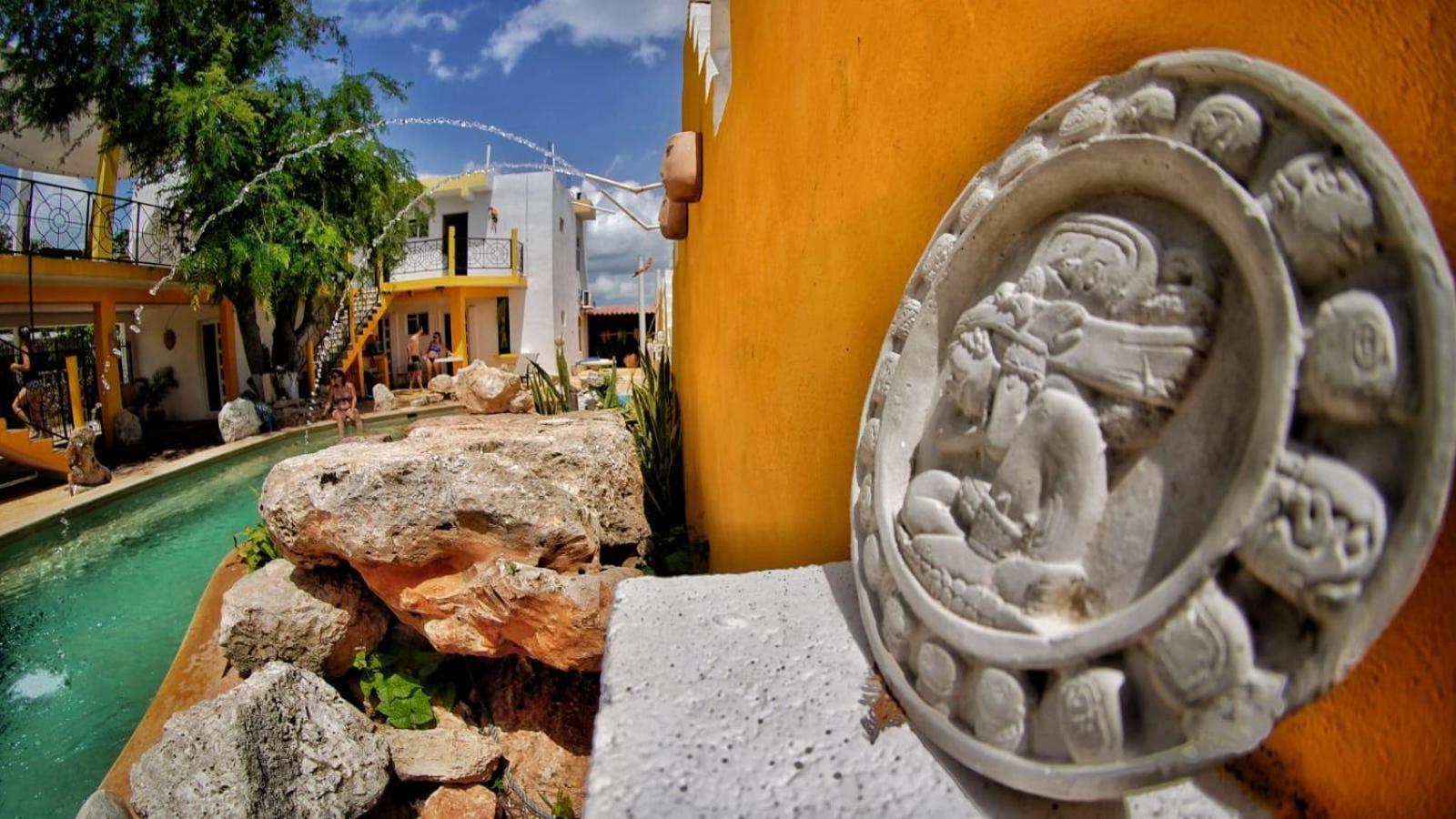 Buenosdias Izamal Bed & Breakfast ภายนอก รูปภาพ